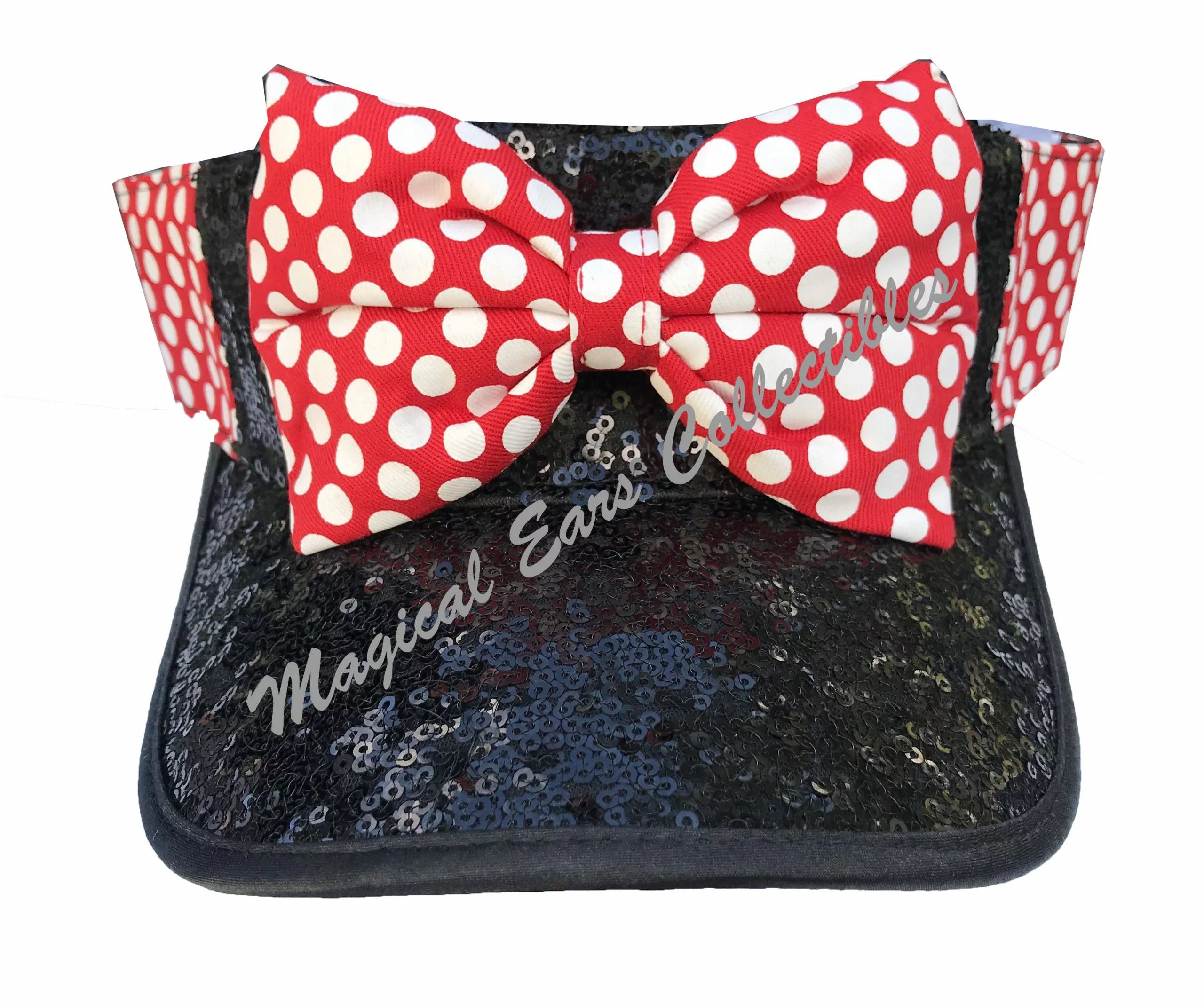 Disney Sun Visor Hat - Minnie Mouse Sequined 1 Disney Sun Visor Hat - Minnie Mouse Sequined