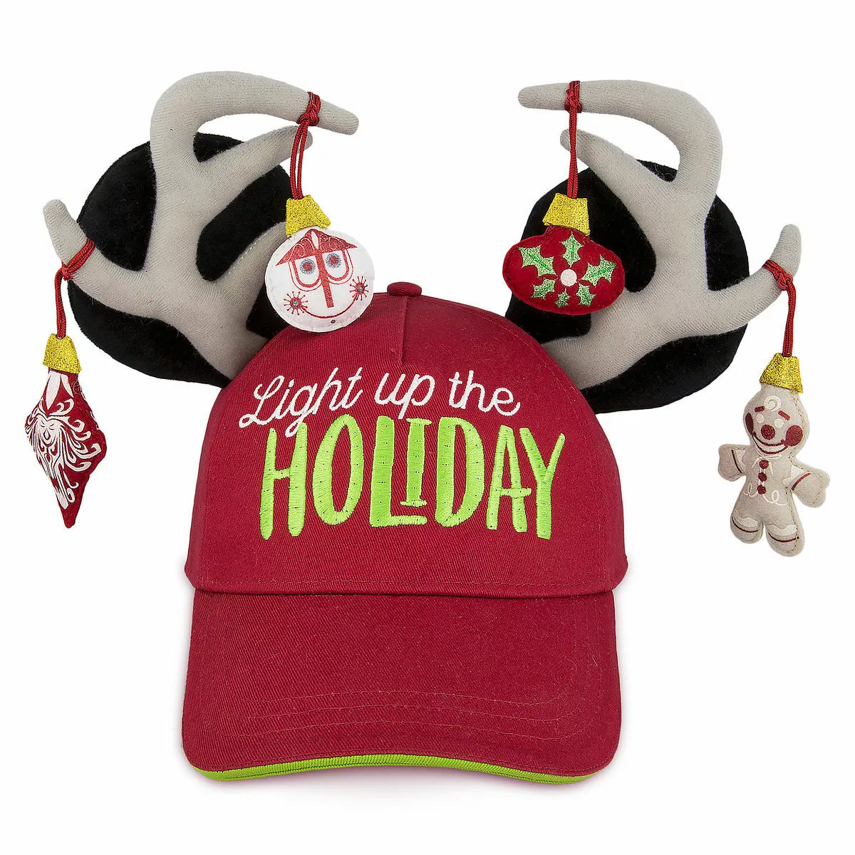 Disney Hat - Baseball Cap - Light Up The Holiday - Reindeer 1 Disney Hat - Baseball Cap - Light Up The Holiday - Reindeer