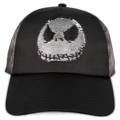 Disney Hat - Baseball Cap - Jack Skellington - Reversible Sequin