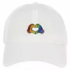 Disney Hat - Baseball Cap - Mickey Mouse Rainbow Heart