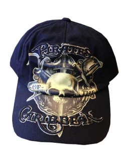 Disney Hat - Baseball Cap - Pirates Of The Caribbean - Crossbones