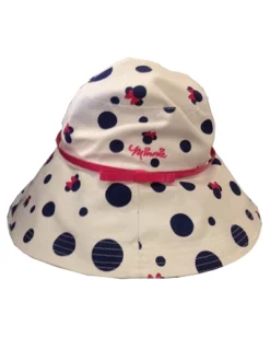 Disney Sun Hat For Women - Minnie Mouse Polka Dots - Pink Band