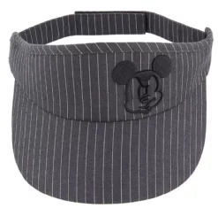 Disney Sun Visor Hat - Mickey Mouse Pinstripe