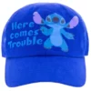 Disney Hat - Baseball Cap - Stitch - Here Comes Trouble