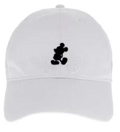 Disney Hat - Nike Baseball Cap - Mickey Mouse Standing - White