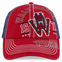 Disney Hat - Baseball Cap - Walt Disney World Collegiate - Red