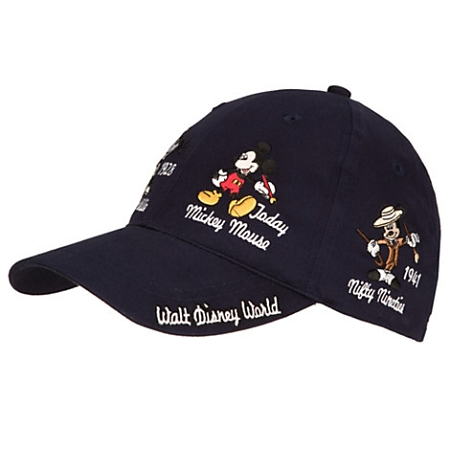 Disney Hat - Baseball Cap - Mickey Mouse Thru The Years - Navy 1 Disney Hat - Baseball Cap - Mickey Mouse Thru The Years - Navy
