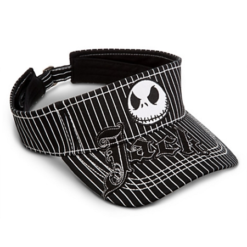 Disney Sun Visor Hat - Jack Skellington - Striped