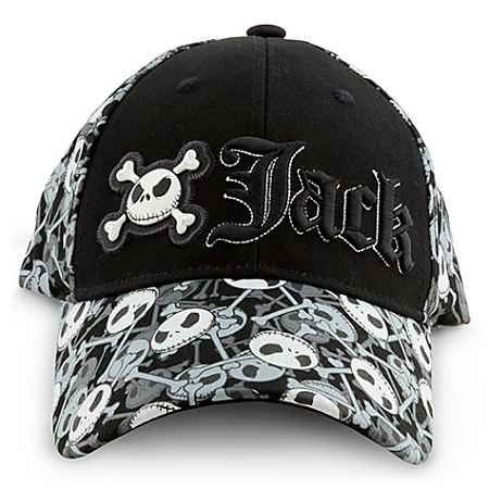 Disney Hat - Baseball Cap - Jack Skellington - Raised 1 Disney Hat - Baseball Cap - Jack Skellington - Raised