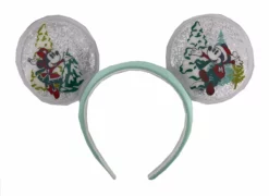 Disney Ears Headband - 2022 Holiday Snow Globe - Mickey & Minnie