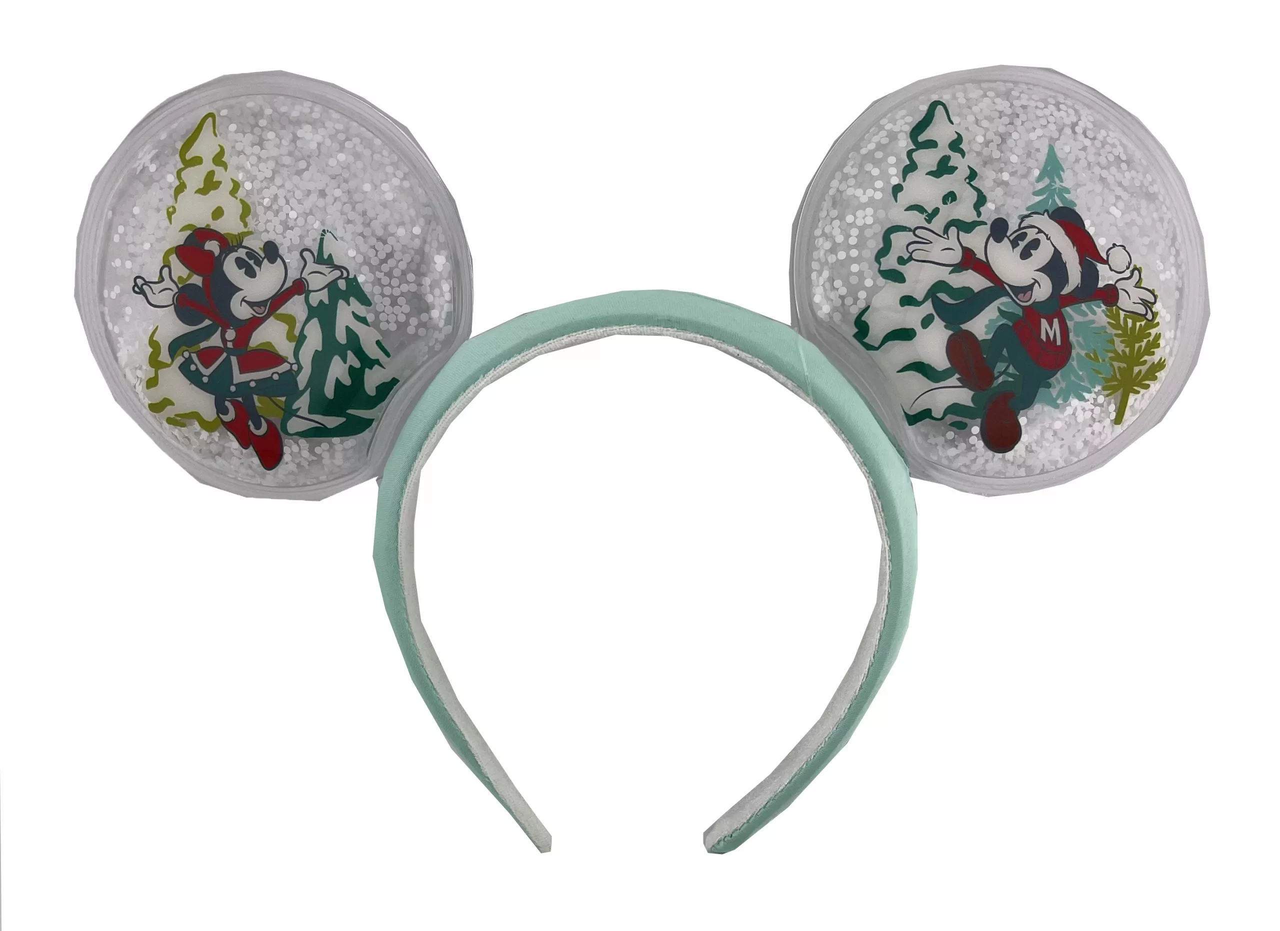 Disney Ears Headband - 2022 Holiday Snow Globe - Mickey & Minnie 1 Disney Ears Headband - 2022 Holiday Snow Globe - Mickey & Minnie