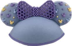 Disney Hat - Ears Hat - Minnie Beaded - Pink & Blue