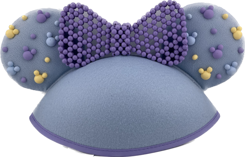 Disney Hat - Ears Hat - Minnie Beaded - Pink & Blue 1 Disney Hat - Ears Hat - Minnie Beaded - Pink & Blue