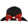 Disney Straw Fedora - Minnie Mouse With Bow - Youth