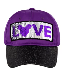 Disney Hat - Baseball Cap - Mickey Mouse LOVE - Purple