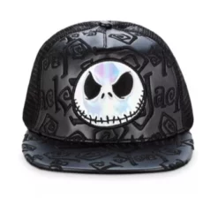 Disney Hat - Baseball Cap - Jack Skellington - Flat Bill - Black