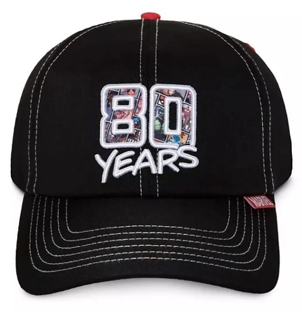 Disney Hat - Baseball Cap - Marvel - 80th Anniversary 1 Disney Hat - Baseball Cap - Marvel - 80th Anniversary