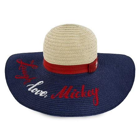 Disney Straw Hat For Women - Mickey Mouse Americana 1 Disney Straw Hat For Women - Mickey Mouse Americana