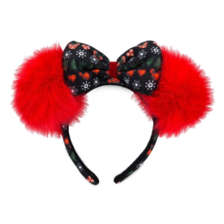 Disney Ears Headband Hat - Holiday Minnie Mouse Pom Pom Ears