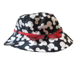 Disney Hat - Rain Hat - Mickey Mouse Icons - Black & White