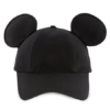 Disney Hat - Baseball Cap - Mickey Mouse Ears - Black