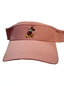 Disney Sun Visor Hat - Mickey Mouse Standing - Pink