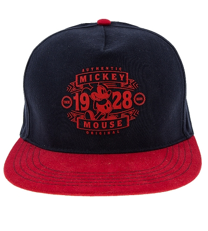 Disney Hat - Baseball Cap - Mickey Mouse 1928 - Red & Black 1 Disney Hat - Baseball Cap - Mickey Mouse 1928 - Red & Black