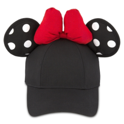 Disney Hat - Baseball Cap - Minnie Mouse Polka Dot Ears - Black