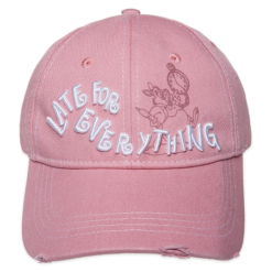 Disney Hat - Baseball Cap - White Rabbit - Late For Everything