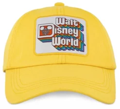 Disney Hat - Baseball Cap - Walt Disney World Logo - Yellow