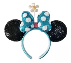 Disney Ears Headband - Minnie Mouse Sequined - Flower