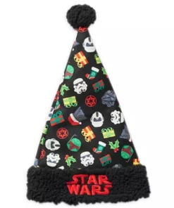 Disney Holiday Santa Hat For Adults - Star Wars Print