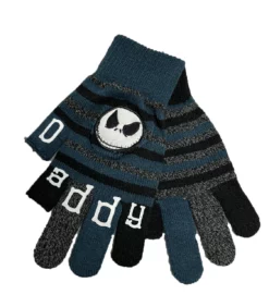 Disney Knit Gloves - Bone Daddy - Jack Skellington