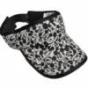Disney Sun Visor Hat - Mickey Mouse Expressions - Black & White