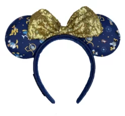 Disney Loungefly Ears Headband - 50th Anniversary - Mickey & Friends