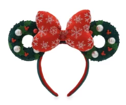Disney Ears Headband - Minnie Mouse - Holiday Wreath