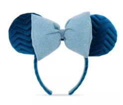 Disney Ears Headband - Minnie Mouse Quilted - Azul