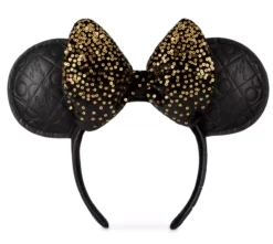 Disney Ears Headband - 50th Anniversary - Black & Gold