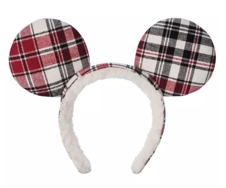 Disney Ears Headband - 2022 Holiday Mickey Mouse Plaid 1 Disney Ears Headband - 2022 Holiday Mickey Mouse Plaid